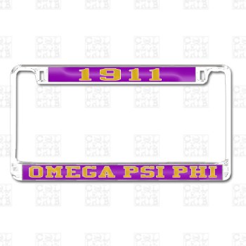 Omega Psi Phi Founding Year &amp; Org Tag Frame