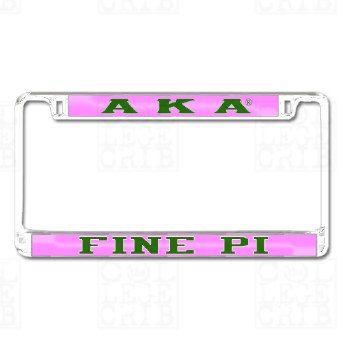 Alpha Kappa Alpha   Fine Pi Chapter Tag Frame