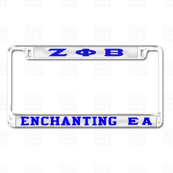 Zeta Phi Beta   Enchanting Epsilon Alpha Chapter Tag Frame