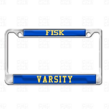 Fisk University Domed Varsity Car Tag Frame