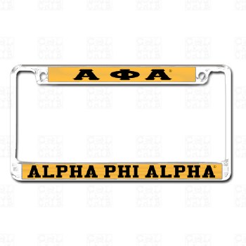 Alpha Phi Alpha Mirror Car Tag Frame
