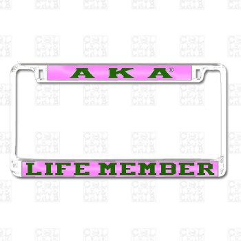 Alpha Kappa Alpha Life Member Tag Frame