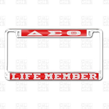 Delta Sigma Theta Life Member Tag Frame