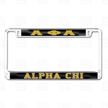 Alpha Phi Alpha   Alpha Chi Chapter Tag Frame
