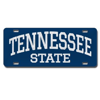 Tennessee State University Arch Letters Car Tag