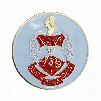 Delta Sigma Theta Crest Car Emblem