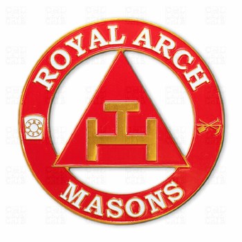 Mason Royal Arch Die Cut Badge