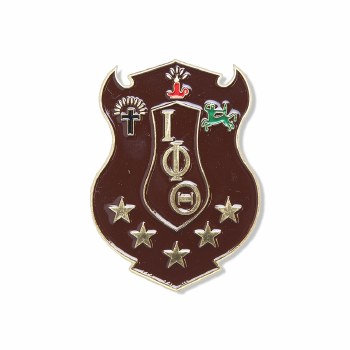 Iota Phi Theta Die Cut Shield Car Emblem