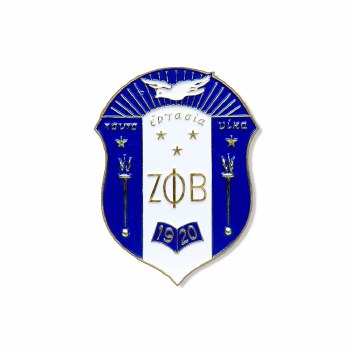 Zeta Phi Beta Die Cut Shield Car Emblem