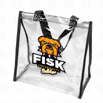 Fisk University Bulldog Mascot Clear Stadium Totebag
