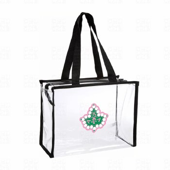 Alpha Kappa Alpha Ivy Clear Stadium Totebag