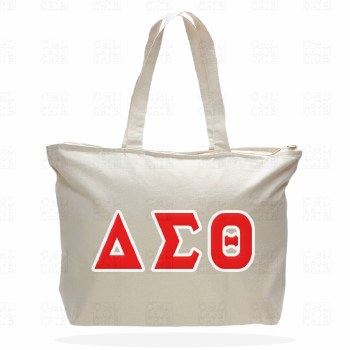 Delta Sigma Theta Zipper Tote