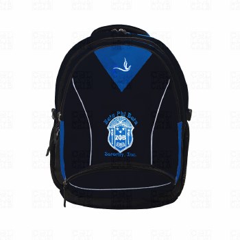 Zeta Phi Beta Embroidered Commuter Backpack