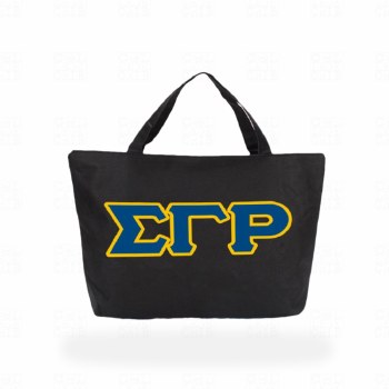 Sigma Gamma Rho Sorority Letters Shoulder Tote