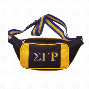 Sigma Gamma Rho Black Fanny Pack