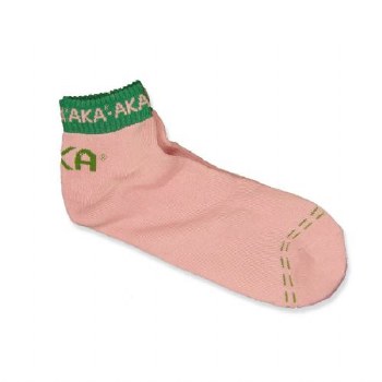Alpha Kappa Alpha Color Bootie Socks