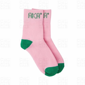 Alpha Kappa Alpha Fold Socks