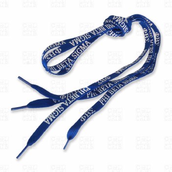 Phi Beta Sigma Shoelaces