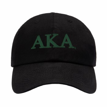 Alpha Kappa Alpha Felt Letters Baseball Cap