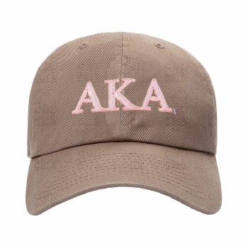 Alpha Kappa Alpha Felt Letters Baseball Cap