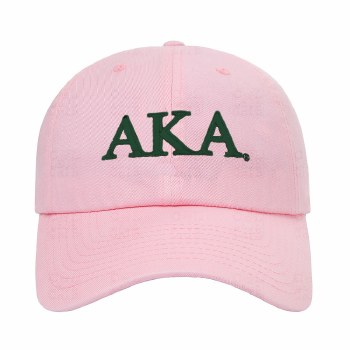 Alpha Kappa Alpha Felt Letters Baseball Cap