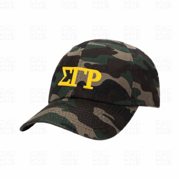 Sigma Gamma Rho Felt Letters Cap