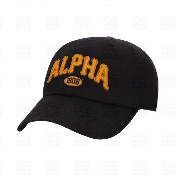Alpha Phi Alpha Arched Alpha &amp; Founding Year Baseball Cap