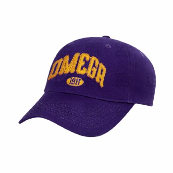 Omega Psi Phi  Arched Omega &amp; Founding Year Dad Cap
