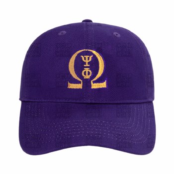Omega Psi Phi  Large Letter Series Cap