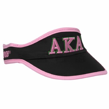 Alpha Kappa Alpha Letters Featherlight Sun Visor Visor