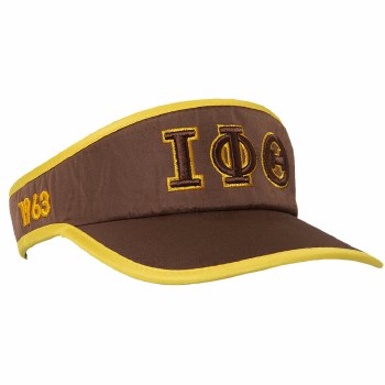 Iota Phi Theta Letters Featherlight Sun Visor Visor