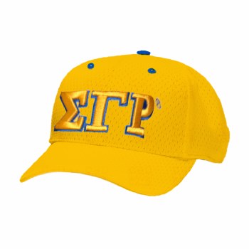 Sigma Gamma Rho Letters &amp; Year Mesh Cap