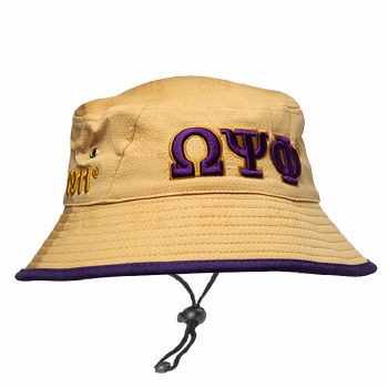 Omega Psi Phi String Bucket Hat