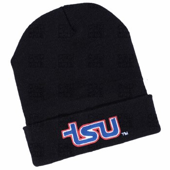 Tennessee State University  Black Folded Beanie