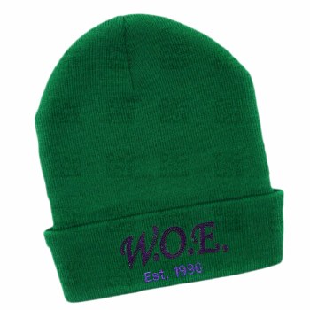Women of Empowerment Green Folded Beanie