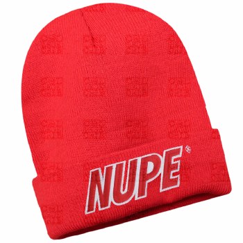 Kappa Alpha Psi Nupe Red Folded Beanie