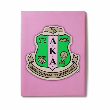 Alpha Kappa Alpha Canvas Shield Art