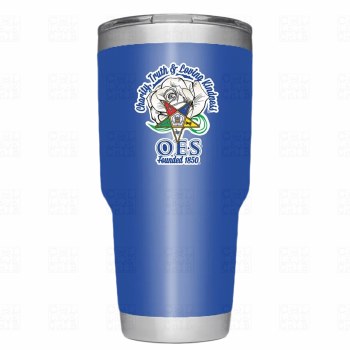 Order of the Eastern Star 40oz. Flower Series Steel Tumbler