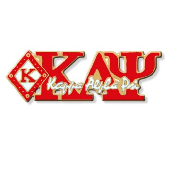 Kappa Alpha Psi Signature &amp; Mascot Lapel Pin