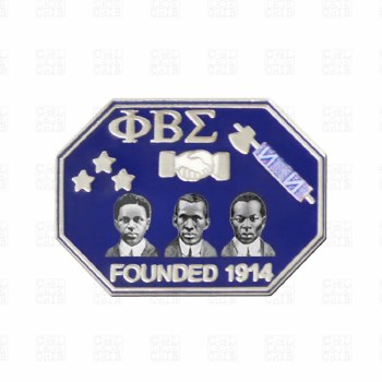 Phi Beta Sigma Founder's Faces Lapel Pin