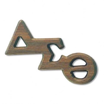Delta Sigma Theta Small Wooden Lapel