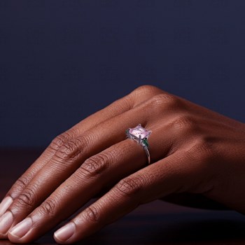Alpha Kappa Alpha Color Crystals Cosmetic Ring