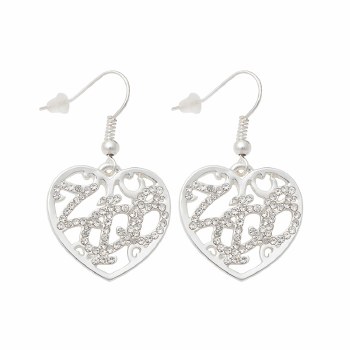 Zeta Phi Beta Filigree Earrings