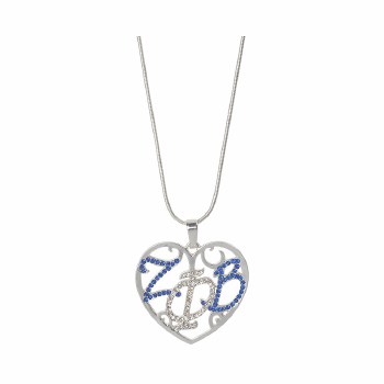 Zeta Phi Beta Filigree Necklace