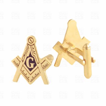 Mason Crest Square &amp; Compass Cuff Links