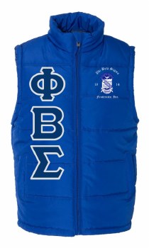 Phi Beta Sigma Bubble Vest