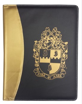 Alpha Phi Alpha Two Tone Padfolio
