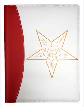 Order of the Eastern Star Two Tone Padfolio