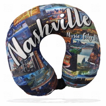 Nashville Souvenir Travel Neck Pillow