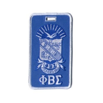 Phi Beta Sigma Crest Luggage Tag